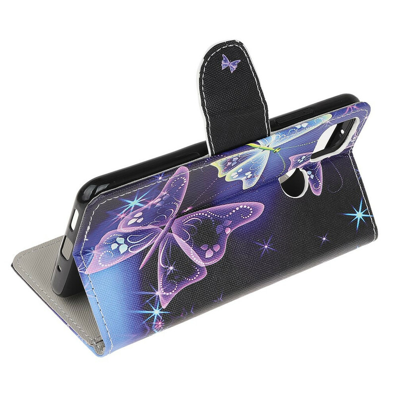 Custodia Xiaomi Redmi 9C Neon Butterfly