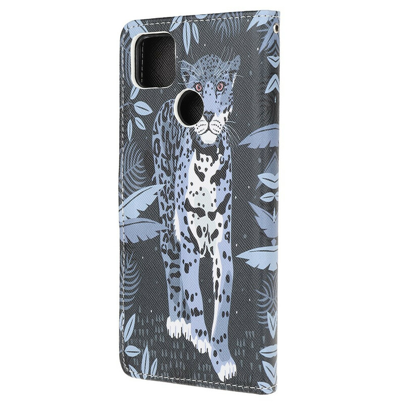 Custodia Xiaomi Redmi 9C Leopard Strap