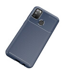 Samsung Galaxy M21 Guscio morbido in fibra di carbonio Texture
