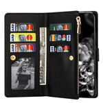 Custodia Samsung Galaxy Note 20 Ultra Glitter Wallet Zip