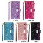 Custodia Samsung Galaxy Note 20 Ultra Glitter Wallet Zip