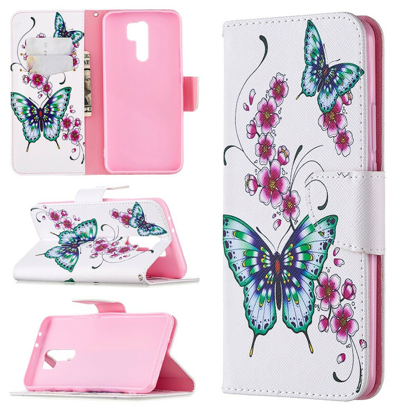 Custodia Xiaomi Redmi 9 Incredible Butterflies