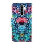 Xiaomi Redmi 9 Flashy Mandala Custodia con cinturino