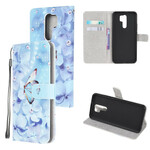 Xiaomi Redmi 9 Diamond Butterfly Strap Case