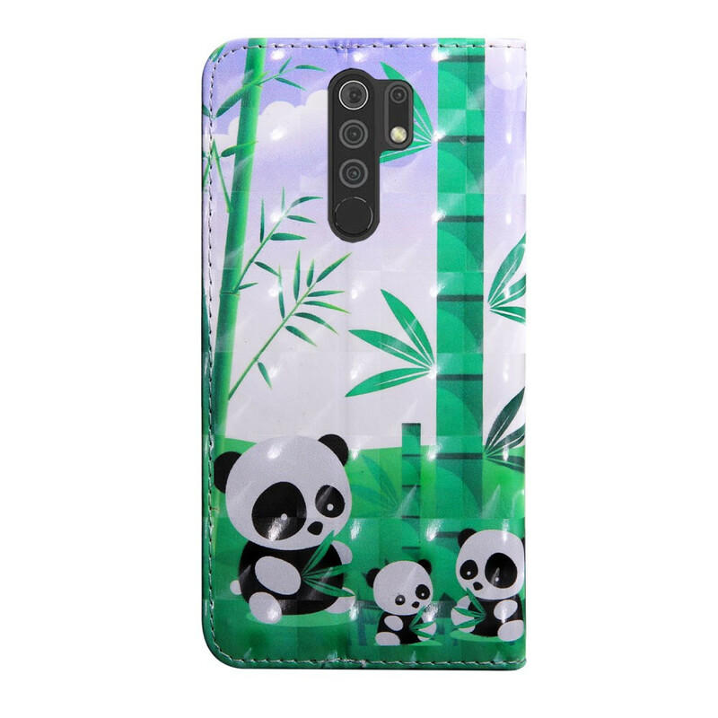 Custodia Xiaomi Redmi 9 Panda Family