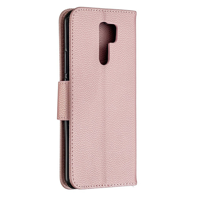 Xiaomi Redmi 9 Litchi Custodia Flap Obliqua