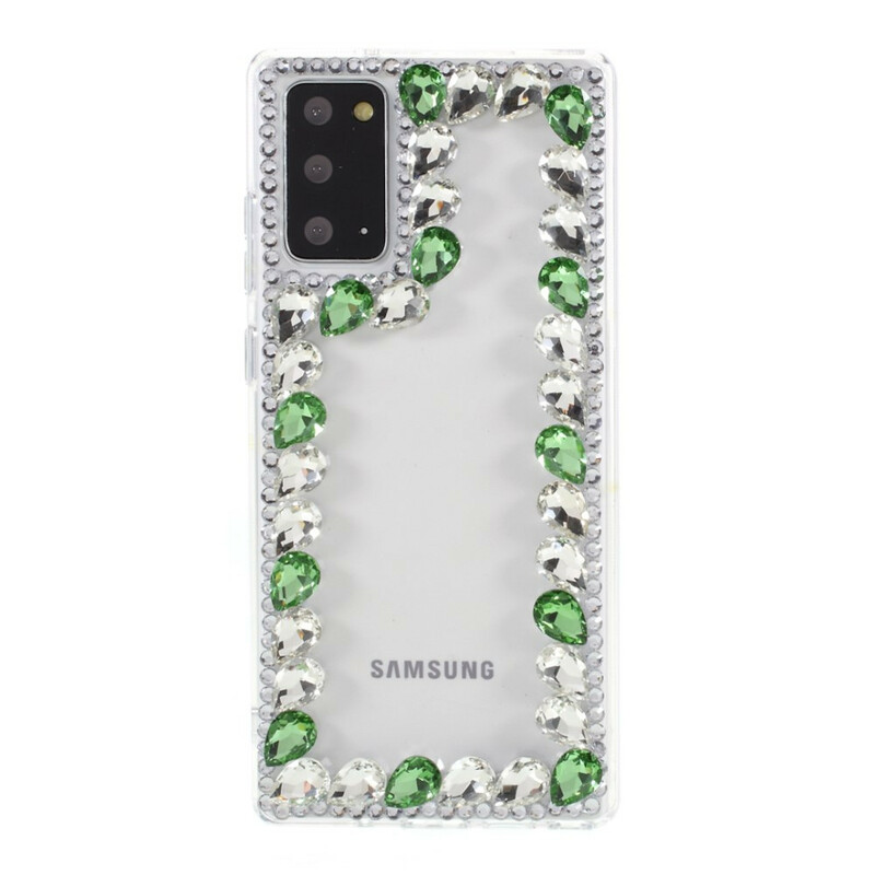 Samsung Galaxy Note 20 Guscio contorno strass