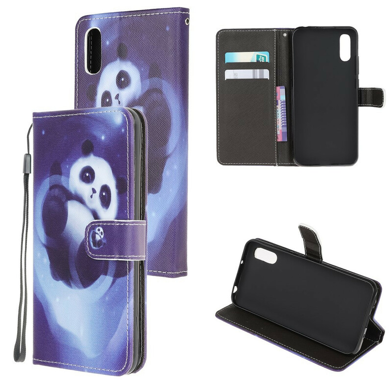 Custodia Xiaomi Redmi 9A Panda Space Strap