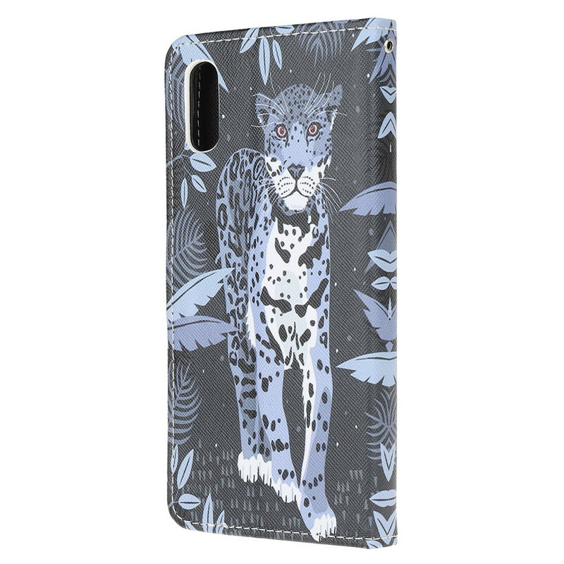 Custodia Xiaomi Redmi 9A Leopard Strap