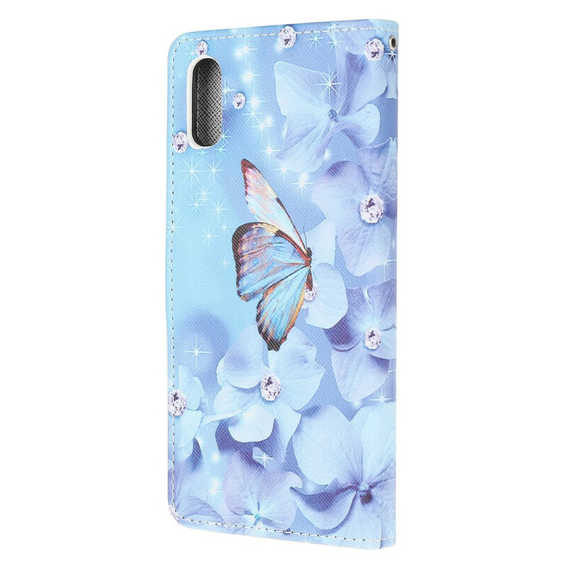 Xiaomi Redmi 9A Diamante Farfalla Cinturino Custodia