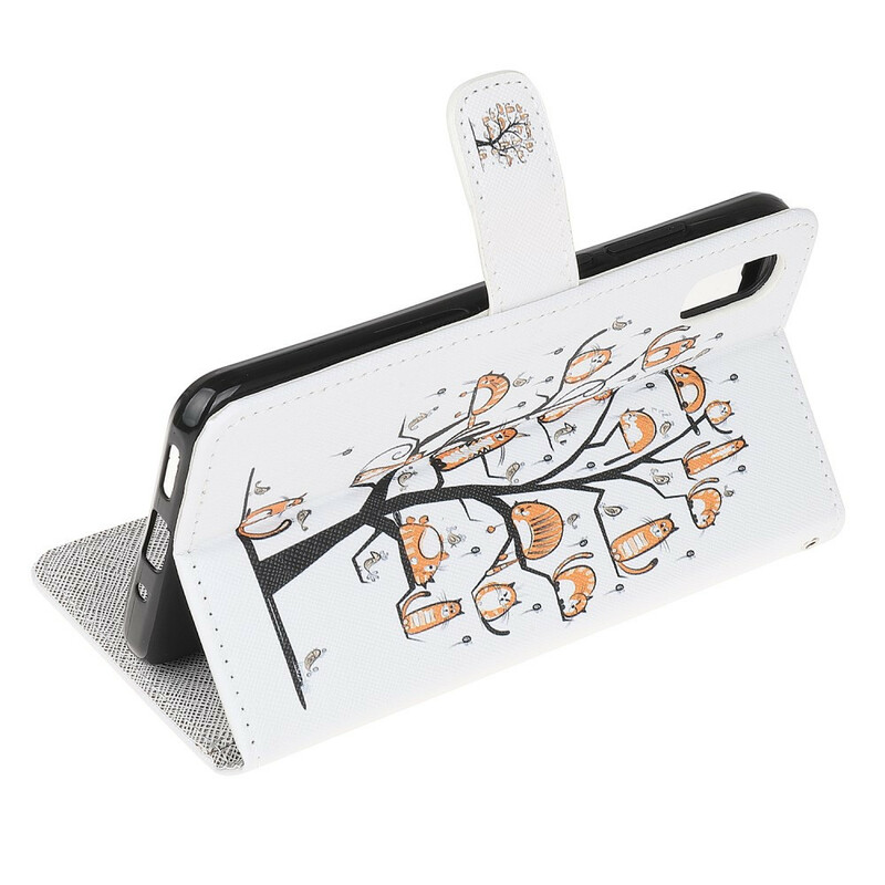 Custodia Xiaomi Redmi 9A Funky Cats Strap