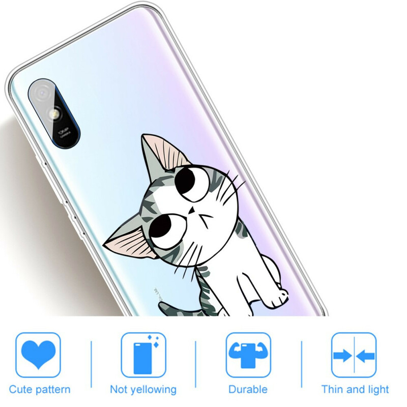 Custodia Xiaomi Redmi 9A Guarda i gatti