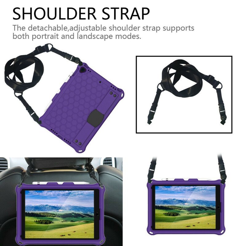 Custodia EVA per iPad Air 10,5" (2019) / iPad Pro 10,5" con cinturino