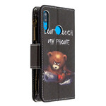 Huawei P40 Lite E / Y7p Custodia tascabile con zip Bear