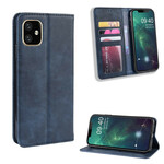 Flip Cover iPhone 12 Pro Max effetto pelle Vintage Stylish