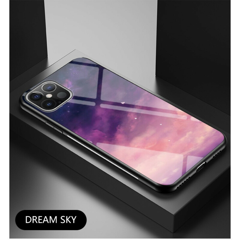 iPhone 12 Pro Max Custodia in vetro temperato Starry Sky