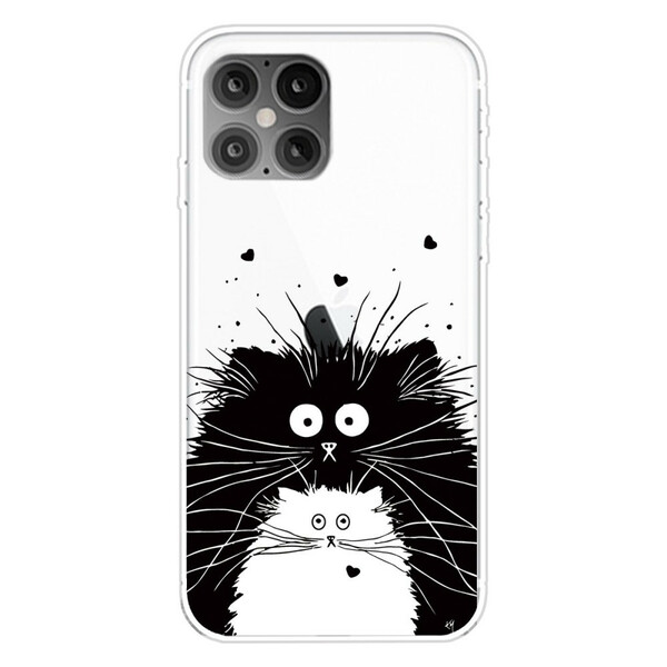 Custodia iPhone 12 Max / 12 Pro Guarda i gatti