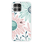 iPhone 12 Max / 12 Pro Custodia trasparente Un fiore