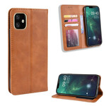 Flip Cover iPhone 12 Max / 12 Pro effetto pelle Vintage Stylish
