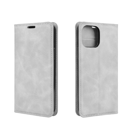 Flip Cover iPhone 12 Max / 12 Pro effetto pelle morbida