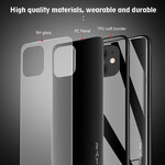 iPhone 12 Max / 12 Pro Custodia in vetro temperato in fibra di carbonio Classic