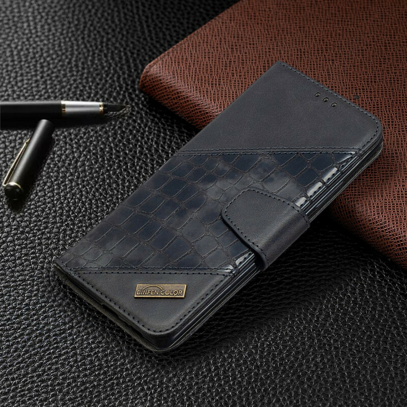 Samsung Galaxy S10 Lite Custodia classica in pelle di coccodrillo