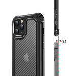 Custodia trasparente in fibra di carbonio per iPhone 12 Max / 12 Pro