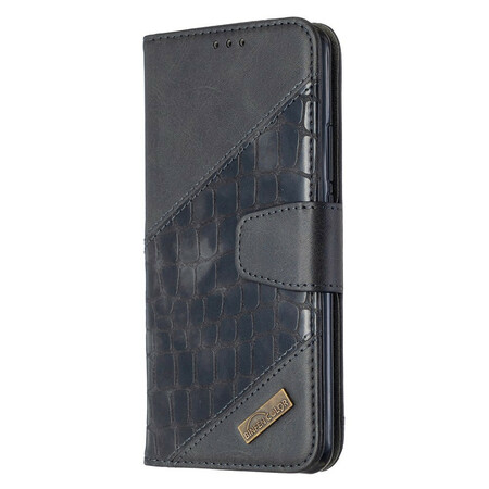 Xiaomi Redmi 9 Classic Custodia in pelle di coccodrillo
