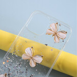 Custodia iPhone 12 Farfalle Glitterate 3D
