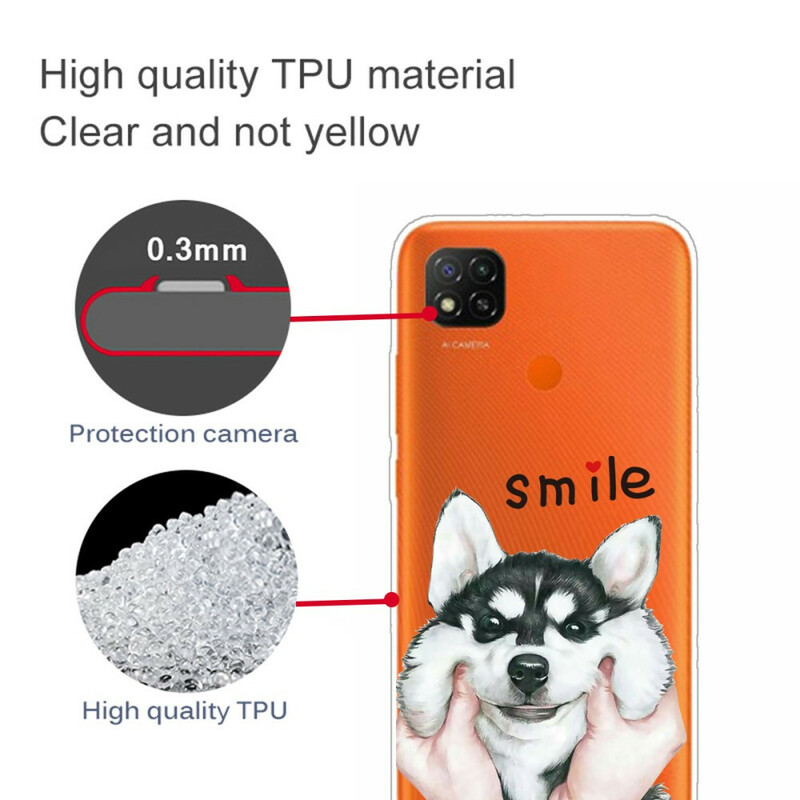 Xiaomi Redmi 9C Custodia Smile Dog