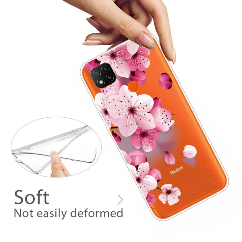 Custodia Xiaomi Redmi 9C Floral Premium