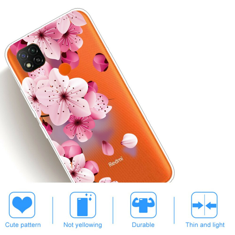 Custodia Xiaomi Redmi 9C Floral Premium