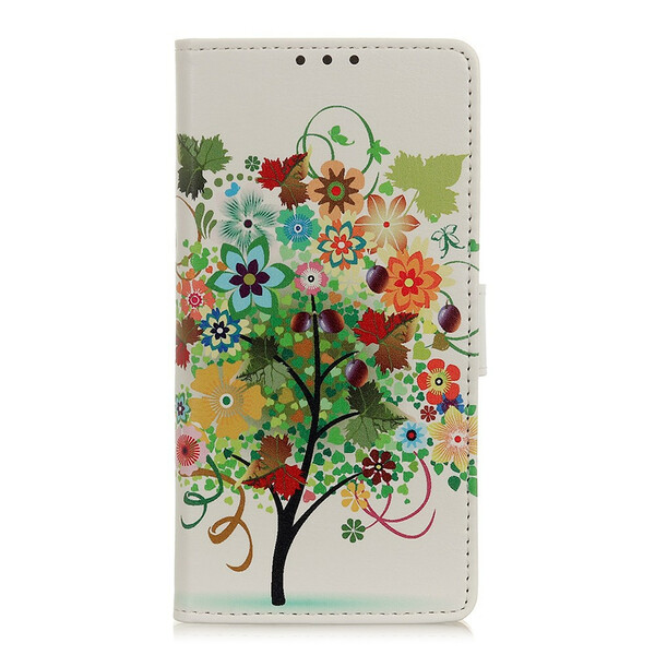 Samsung Galaxy A31 Custodia con albero di fiori