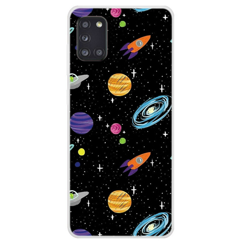Samsung Galaxy A31 Custodia Planet Galaxy