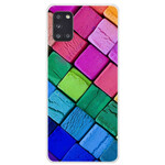 Samsung Galaxy A31 Custodia Cubi colorati