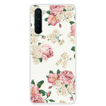 OnePlus Nord Custodia trasparente Liberty Flower