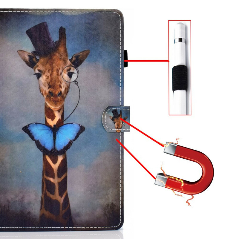 Custodia per iPad Air 10,9" (2020) Chic Giraffe