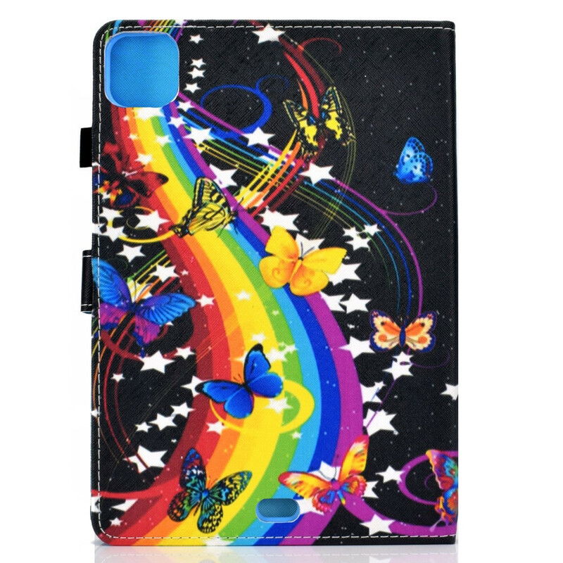 Custodia per iPad Air 10,9" (2020) Rainbow Butterflies