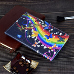 Custodia per iPad Air 10,9" (2020) Rainbow Butterflies