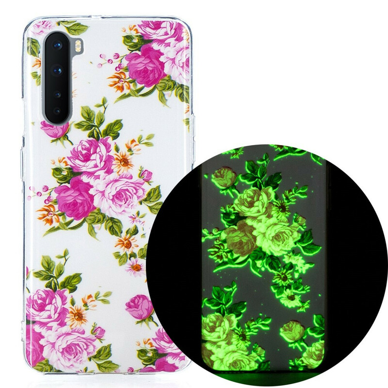 OnePlus North Cover Liberty Flowers Fluorescente