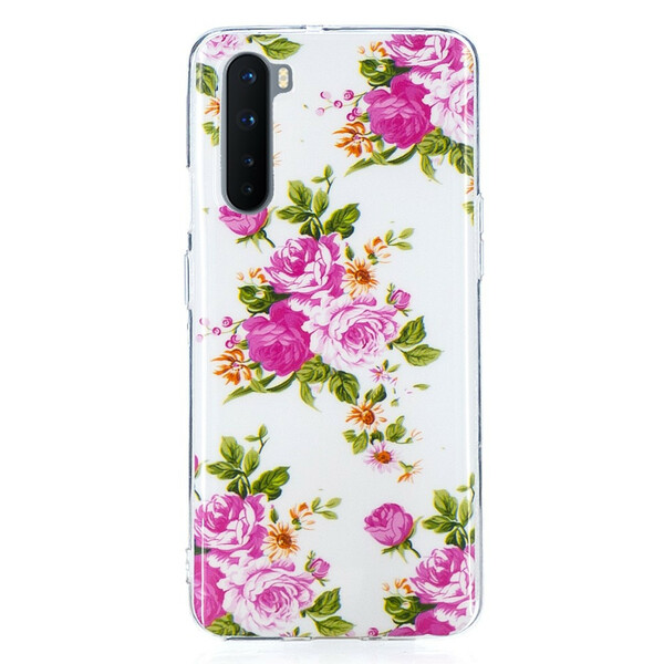 OnePlus North Cover Liberty Flowers Fluorescente