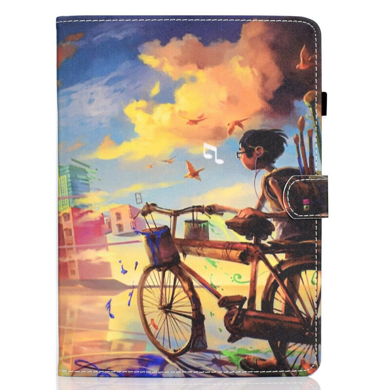 iPad Air 10,9" (2020) Custodia Bike Art