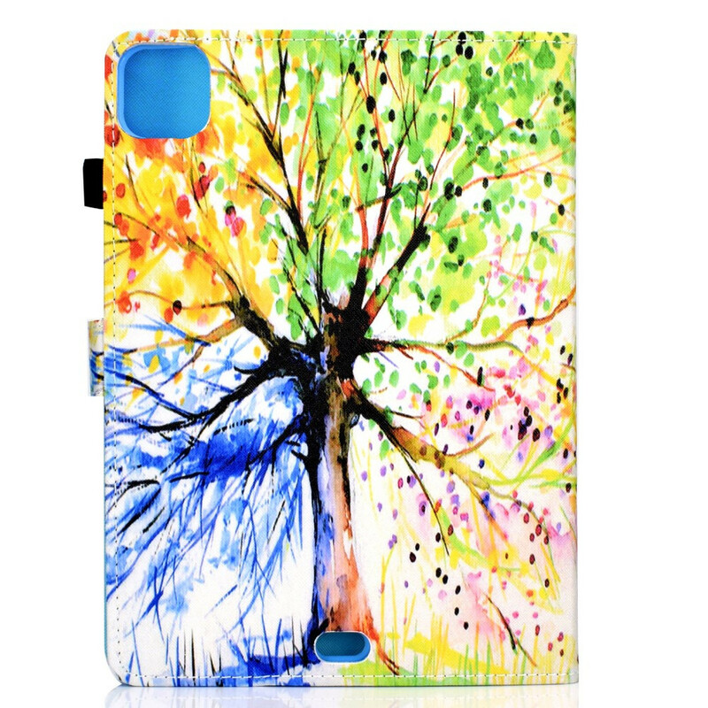 Custodia per iPad Air 10,9" (2020) con albero acquerellato