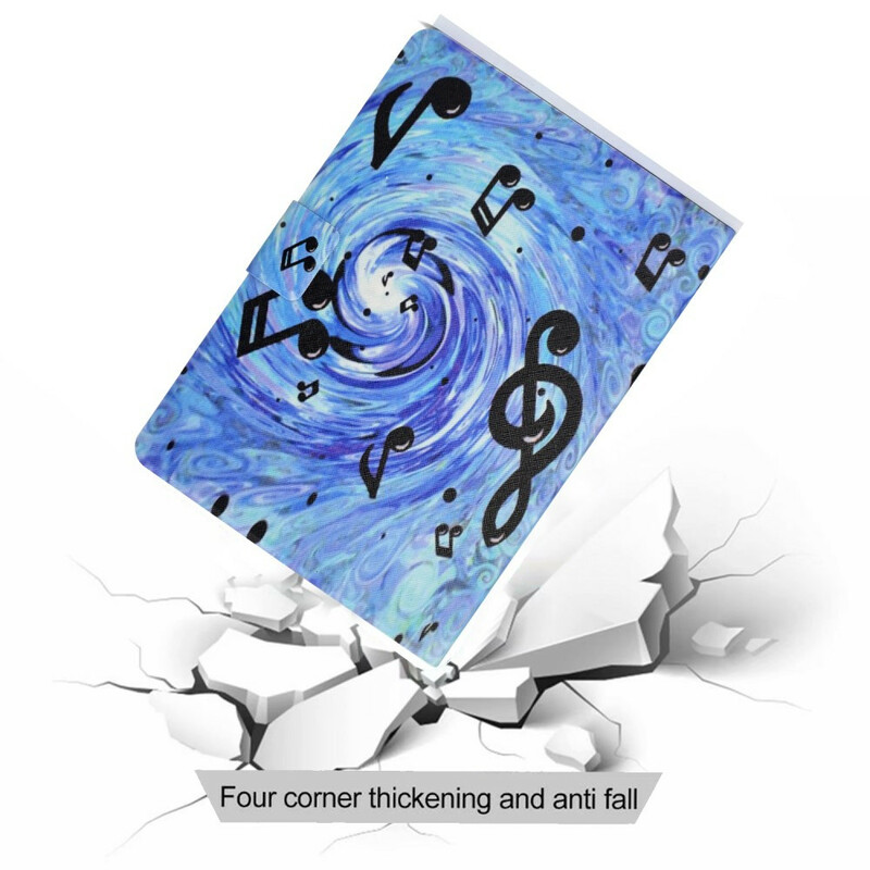 Custodia per iPad Air 10,9" (2020) Musical Swirl