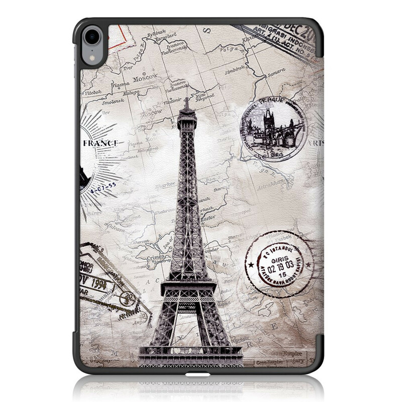 Custodia smart per iPad Air 10,9" (2020) Torre Eiffel Retro