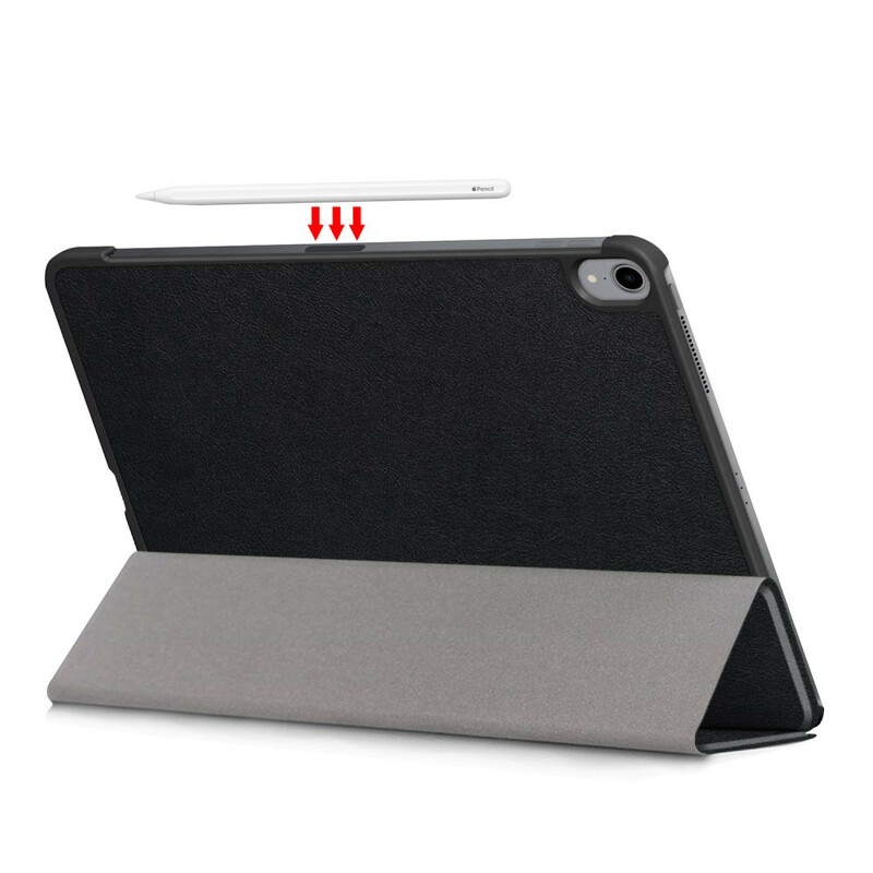 Custodia smart per iPad Air 10,9" (2020) in similpelle Lychee