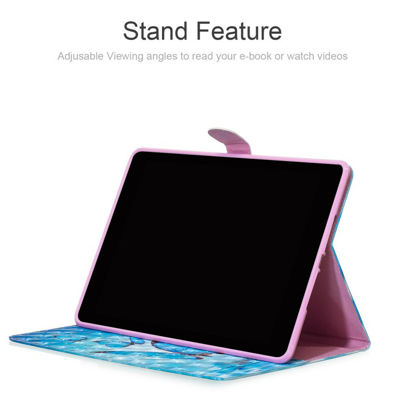 Cover per iPad 10,2" (2020) (2019) Farfalle Spot Light