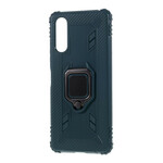 Sony Xperia 10 II Anello e cover in fibra di carbonio