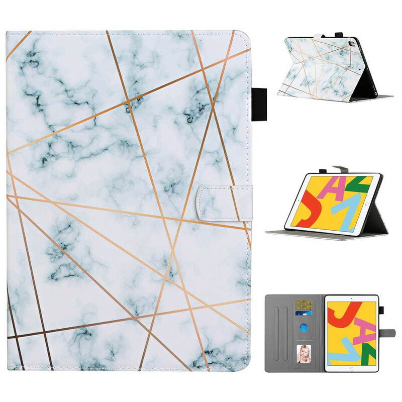 Cover per iPad 10,2" (2020) (2019) / Pro 10,5" Marmo