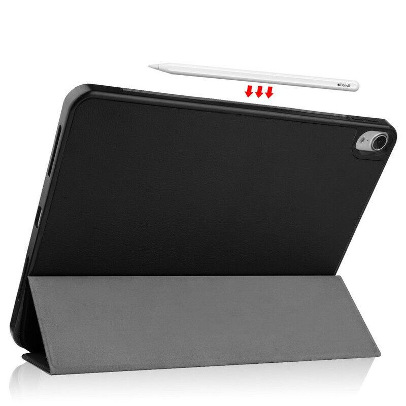 Smart Case iPad Air 10,9" (2020) Custodia in pelle stile litchi con stilo